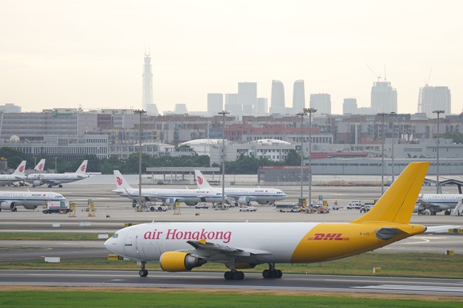 DHL快遞宣布使用A300全貨機(jī)，替換原有B737貨機(jī)。雙流區(qū)委宣傳部供圖