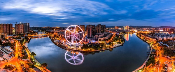毗河灣省級旅游度假區。成都市金堂生態環境局供圖