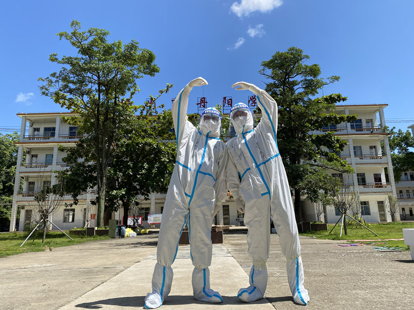 支援海南抗擊疫情。游青燕攝