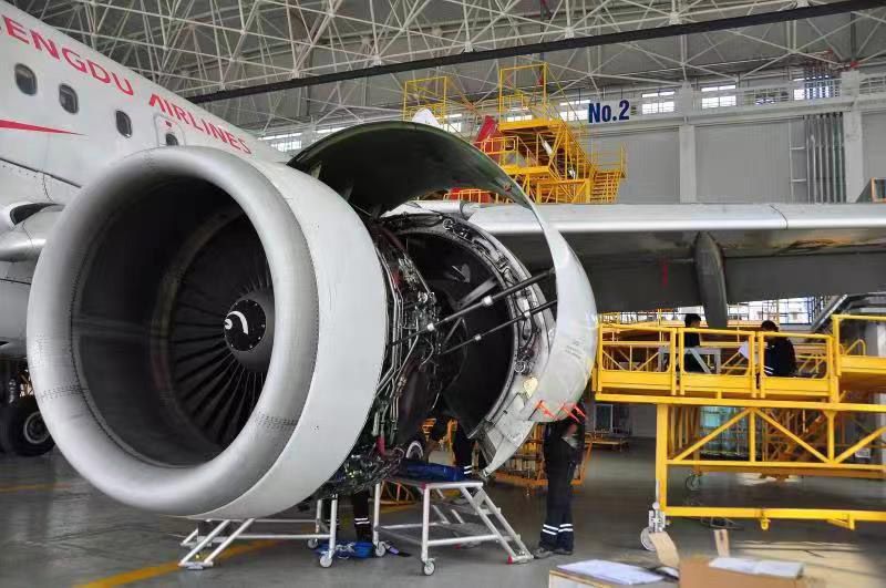 雙流匯聚了20余家航空維修企業。雙流區委宣傳部供圖
