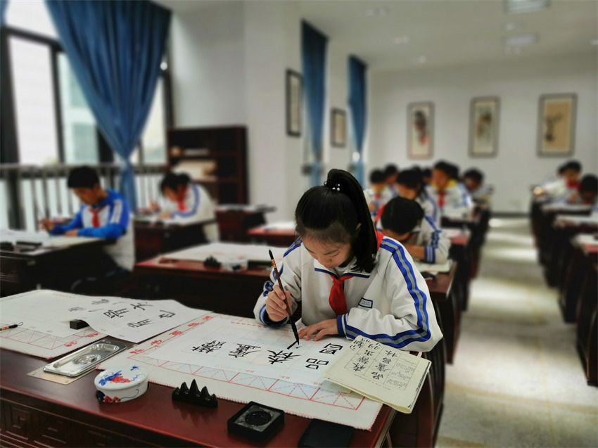 舉辦“弘揚經典國學，傳承中華文化”活動。錦江區委統戰部供圖 