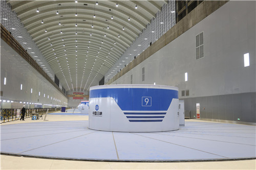 白鶴灘水電站9號機組。唐青清攝