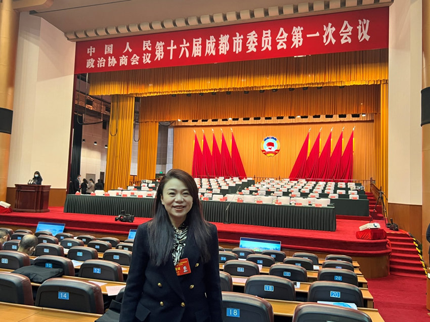 成都市政協(xié)委員吳曉明。受訪者供圖