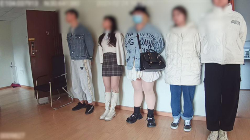 抓獲的犯罪嫌疑人。武侯區公安供圖