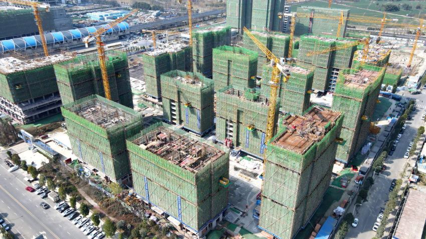 圖為TOD項目建設現場。成都軌道城市投資集團供圖