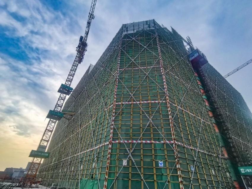 雙鳳橋TOD保障性住房主體呈現(xiàn)。成都軌道建設(shè)供圖