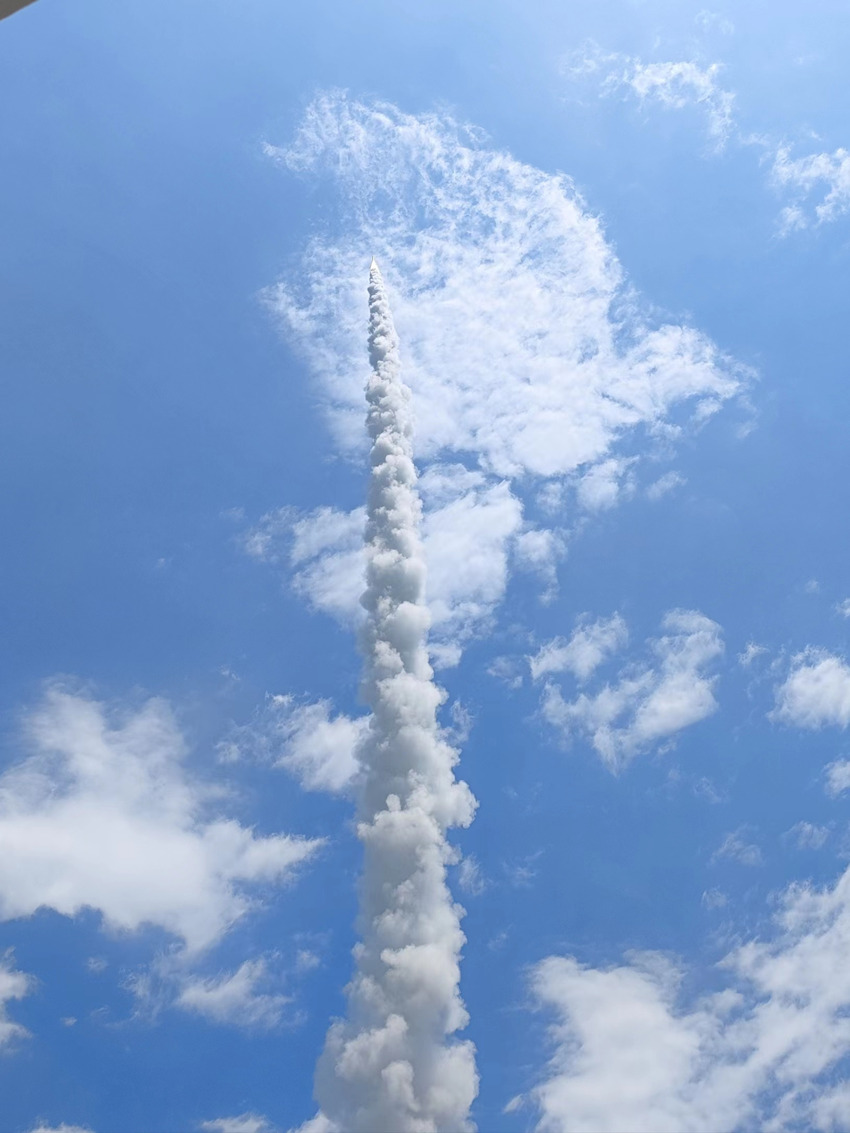 發射升空。西昌衛星發射中心供圖