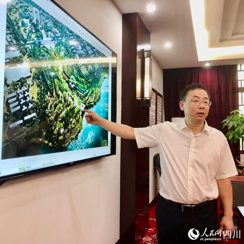 宜賓市翠屏區委書記蘭宏彬。鄧蕓攝