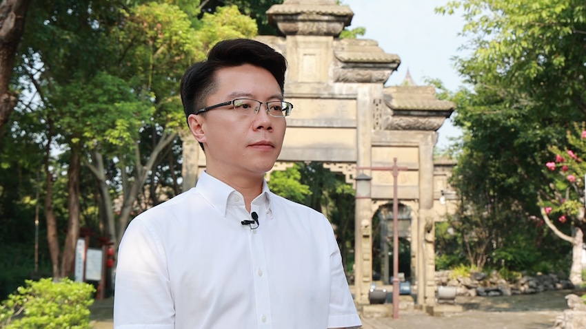 內(nèi)江隆昌市委副書記、市長(zhǎng)任偉接受專訪。隆昌市文旅局供圖