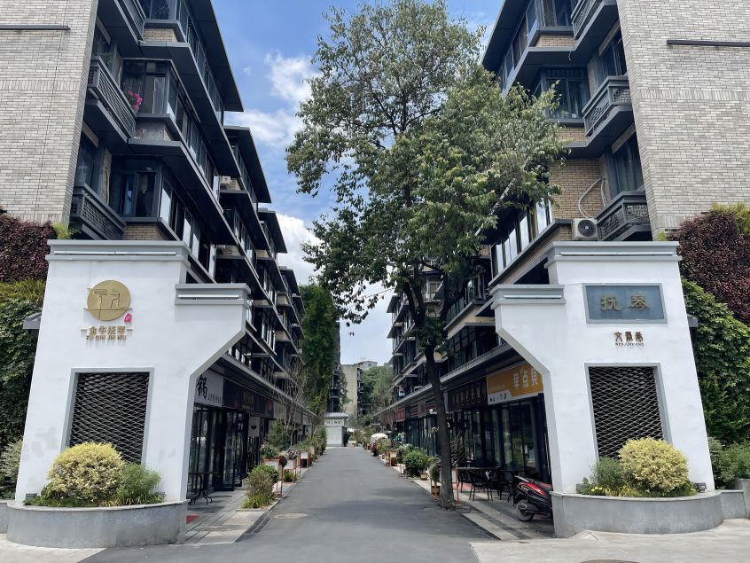馬頭墻商業街打造。金牛區撫琴街道供圖
