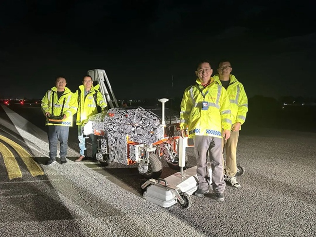 檢測現場。成都圭目機器人公司供圖