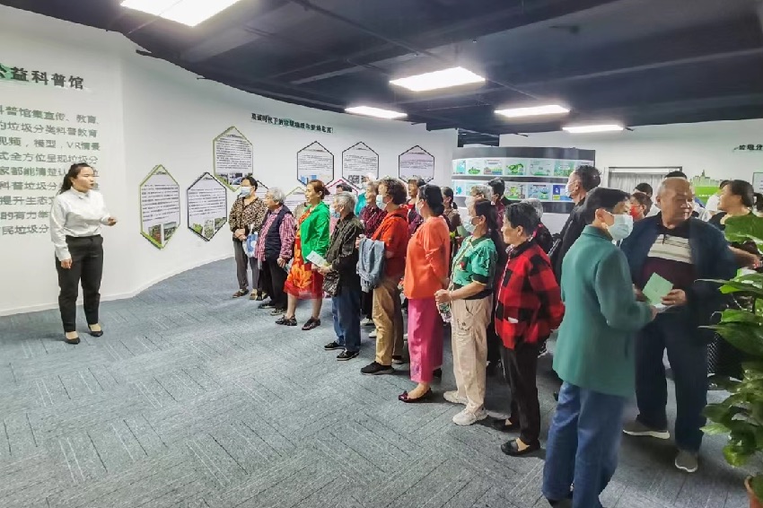 常態化開展垃圾分類宣傳活動。錦江區委宣傳部供圖