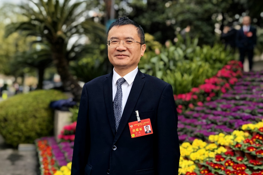 省政協(xié)委員，資陽(yáng)市委常委、組織部部長(zhǎng)、統(tǒng)戰(zhàn)部部長(zhǎng)趙璞。受訪者供圖