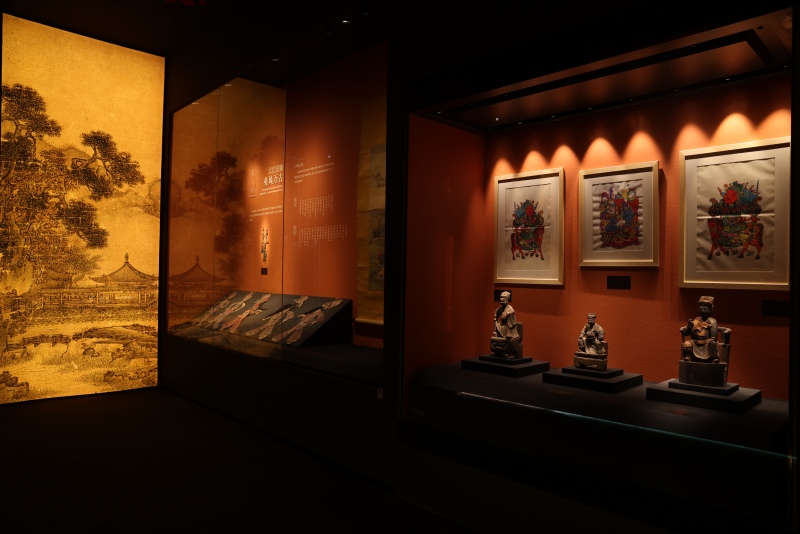 “義薄云天——關公主題精品文物展”展廳。成都武侯祠博物館供圖