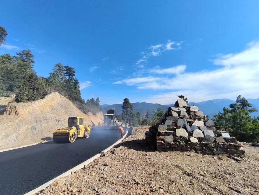 打通國道227線最后一節(jié)“斷頭路”。四川省交通運輸廳供圖
