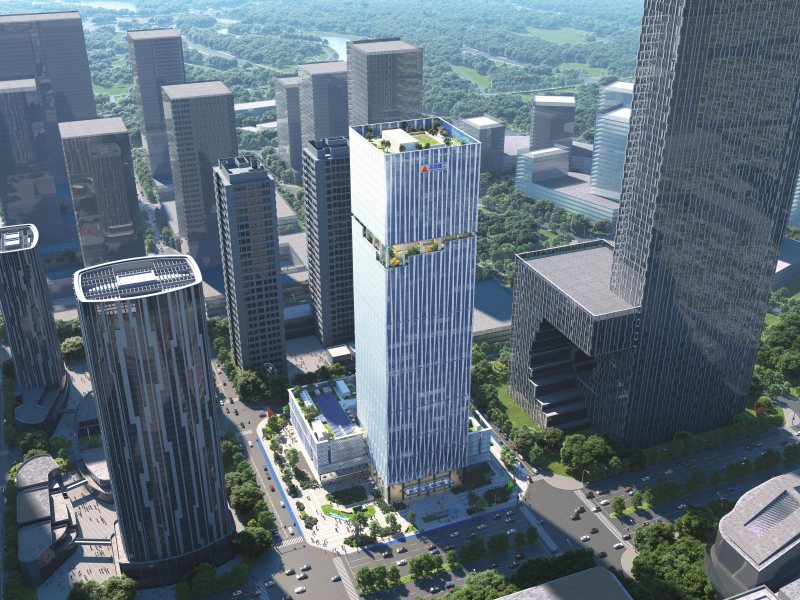 四川省、成都市首批智能建造試點項目——四川天府新區建工大廈。成都建工集團供圖