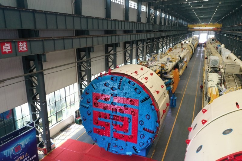 蜀暢一號TBM。四川路橋集團供圖