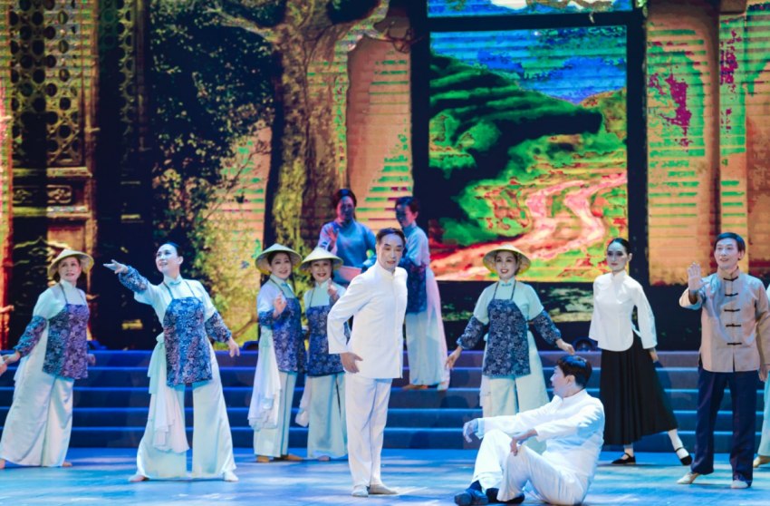舞劇《信仰》演出現(xiàn)場(chǎng)。瀘州市文化館供圖