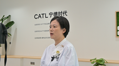 青白江區(qū)副區(qū)長竇川接受采訪。肖瑤供圖