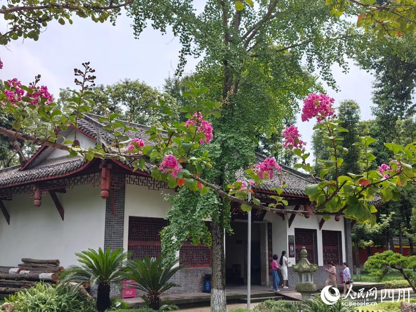 美麗的院內(nèi)風景。人民網(wǎng)記者 劉海天攝