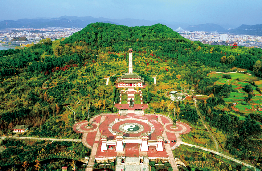 閬中春節文化主題公園。涂益菠攝