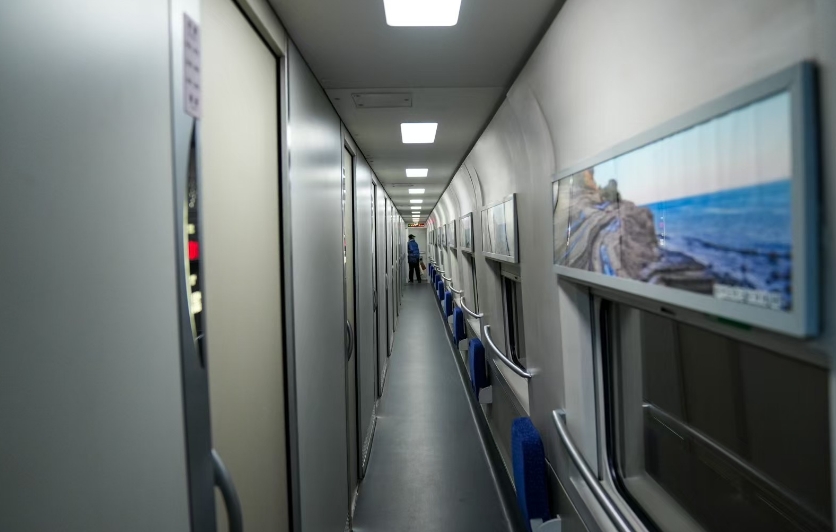 車廂內部。成都車站供圖