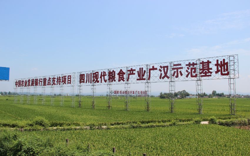 農(nóng)發(fā)行信貸支持的廣漢四川糧食產(chǎn)業(yè)示范基地項(xiàng)目。農(nóng)發(fā)行四川省分行供圖