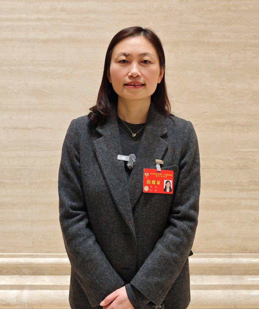 四川省政協(xié)委員黃慧。本人供圖