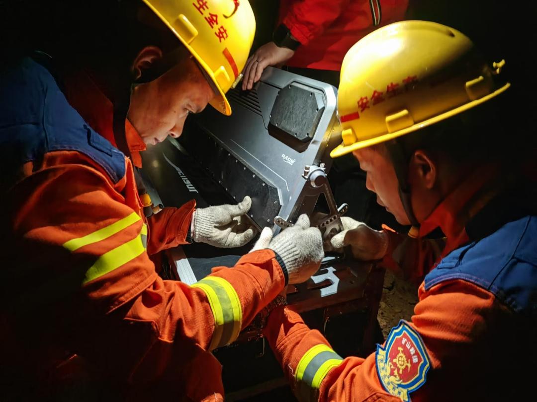 救援現場。四川省應急管理廳