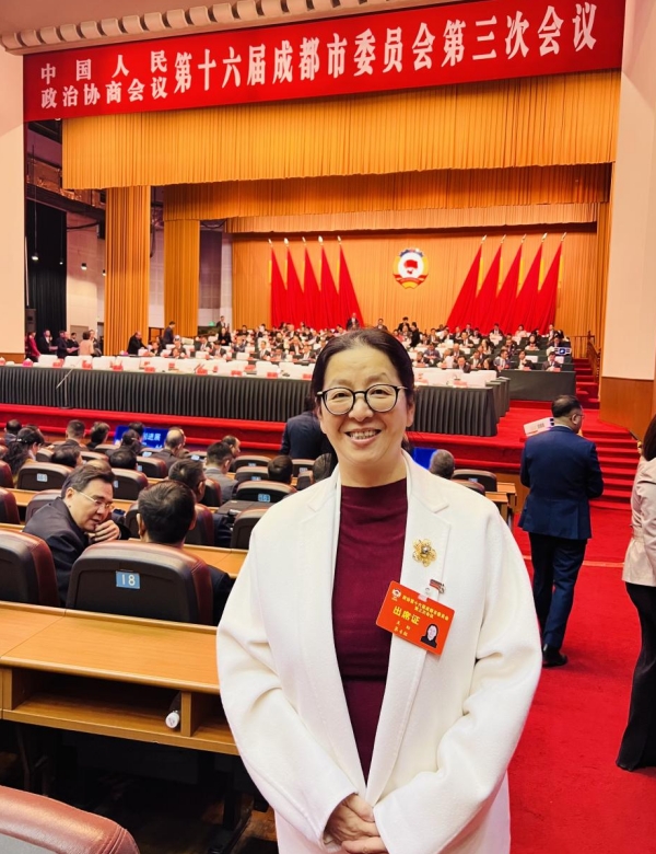 成都市政協委員王虹。受訪者供圖