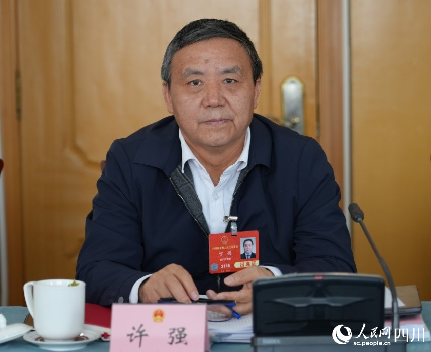 全國人大代表許強。人民網記者 李平攝