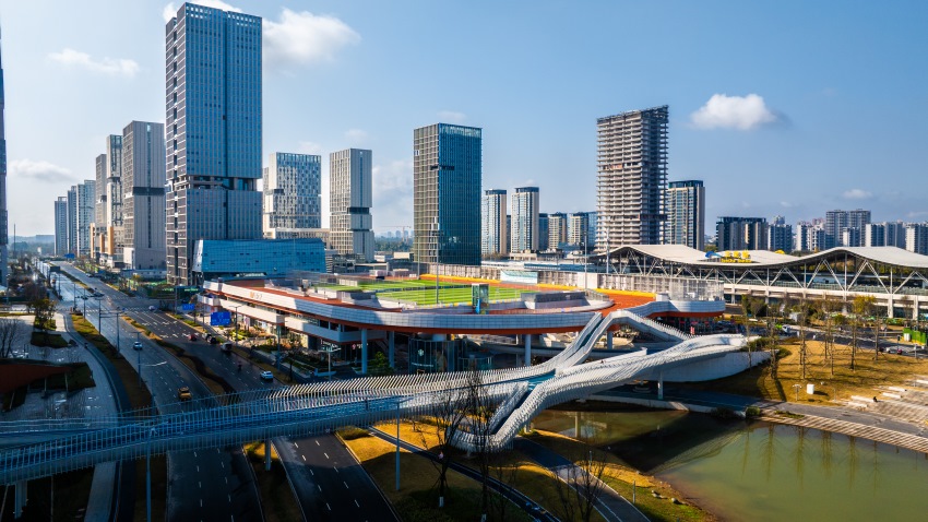 成都東部新區城市核心區。東部新區供圖