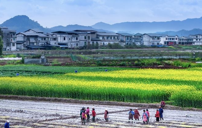 村民正在春耕備耕。