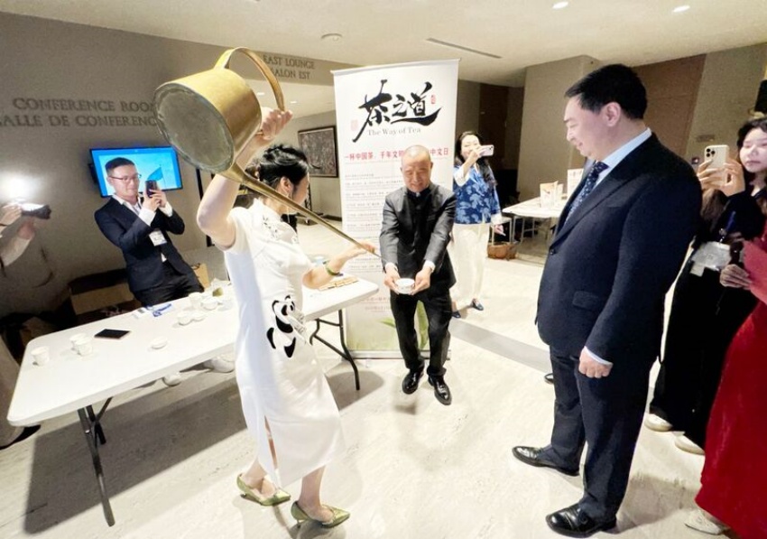 茶藝表演。達州市委宣傳部供圖