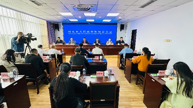 發布會現場。南充市委宣傳部供圖
