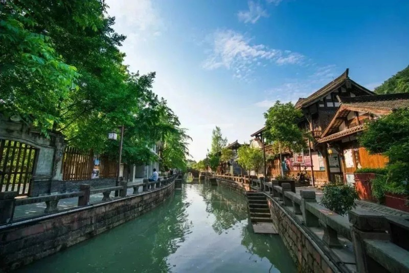 街子古鎮。成都市文廣旅局供圖