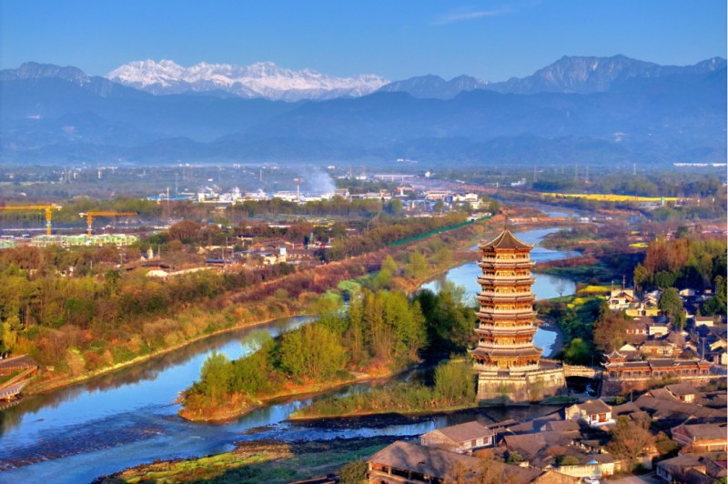 元通古鎮(zhèn)。成都市文廣旅局供圖