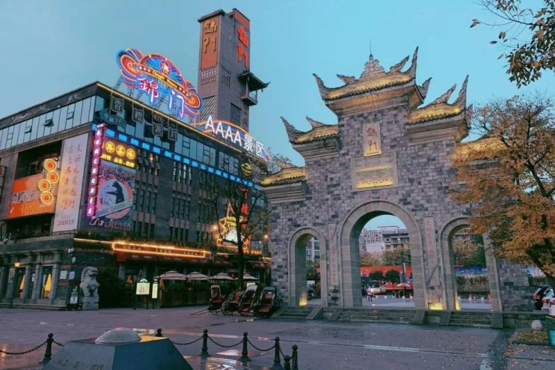 新都區的錦門小鎮。成都市文廣旅局供圖