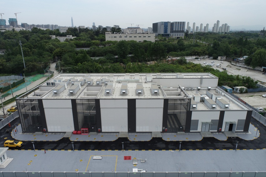 成都金融城220千伏輸變電工程全景圖。陳紅梅攝