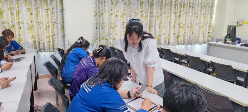 中文課堂。四川職業技術學院供圖