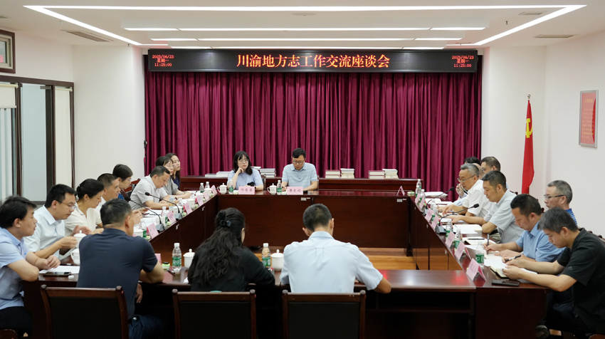 座談會活動現場。四川省地方志辦供圖