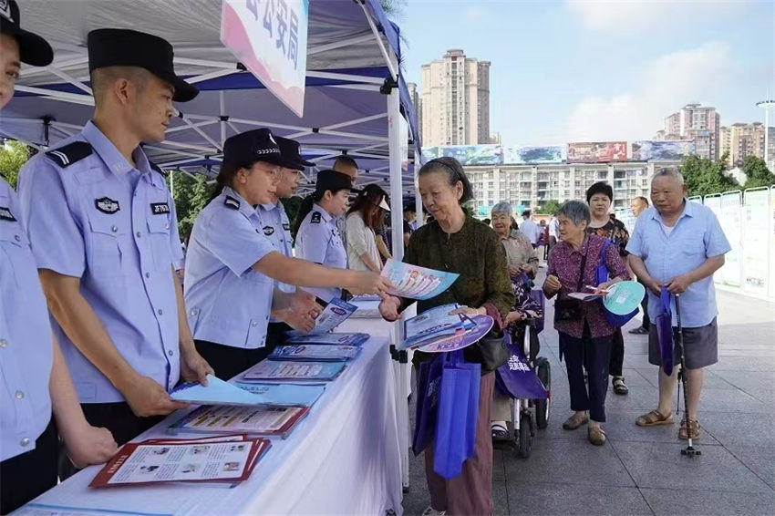 活動現場。渠縣禁毒委供圖
