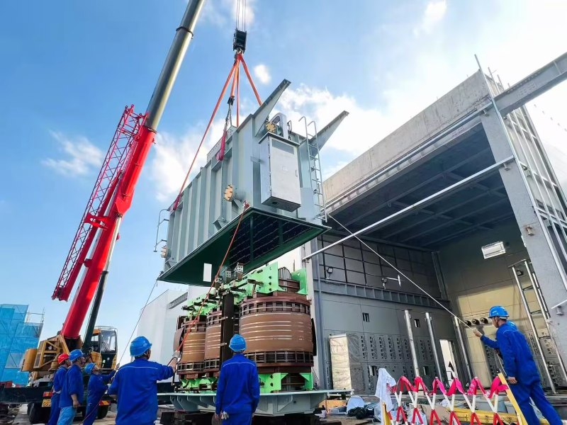 為世運會多個場館提供電力保障的中國五冶集團雙流220KV西航港變電站配套項目。中國五冶集團供圖