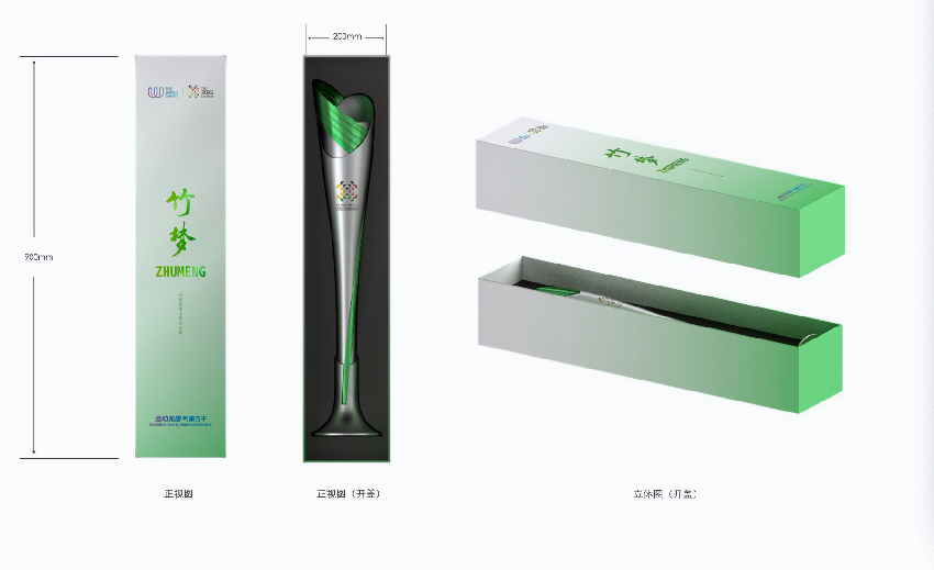 火炬盒包裝設計。 成都世運會執委會供圖