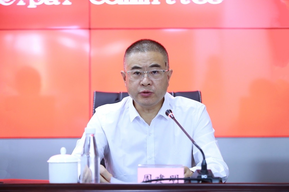 周建明介紹“五個(gè)方面發(fā)力”相關(guān)情況。劉仁供圖
