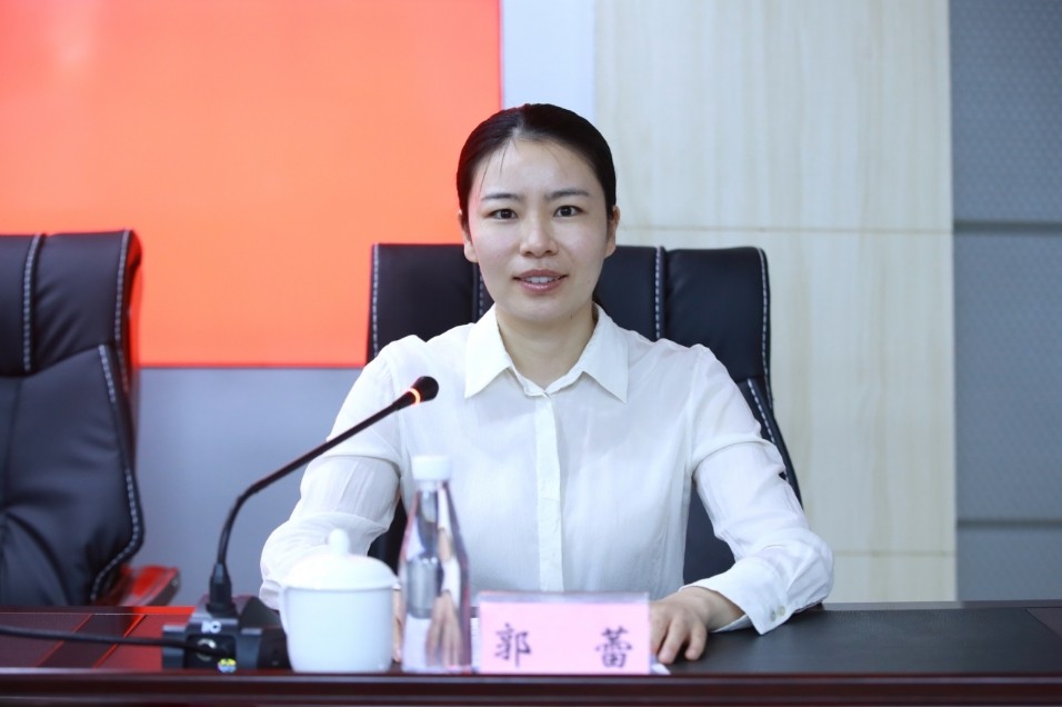 郭蕾介紹廣元“四好”品牌。劉仁供圖