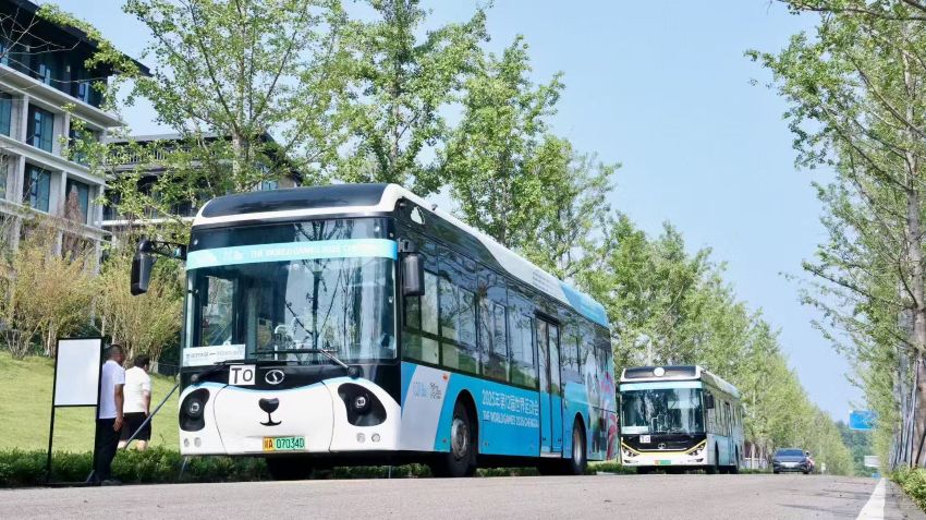 世運公交車。成都東部新區(qū)宣傳部供圖