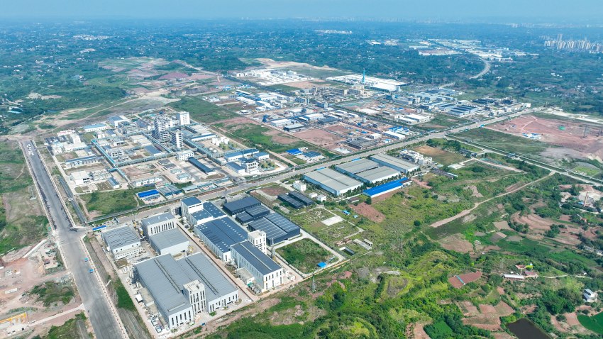 自貢川南新材料化工園區(qū)。自貢市委宣傳部供圖