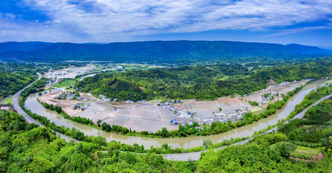 洪雅縣柳江鎮兩河村示范區。洪雅縣黨史和地方志編纂中心供圖
