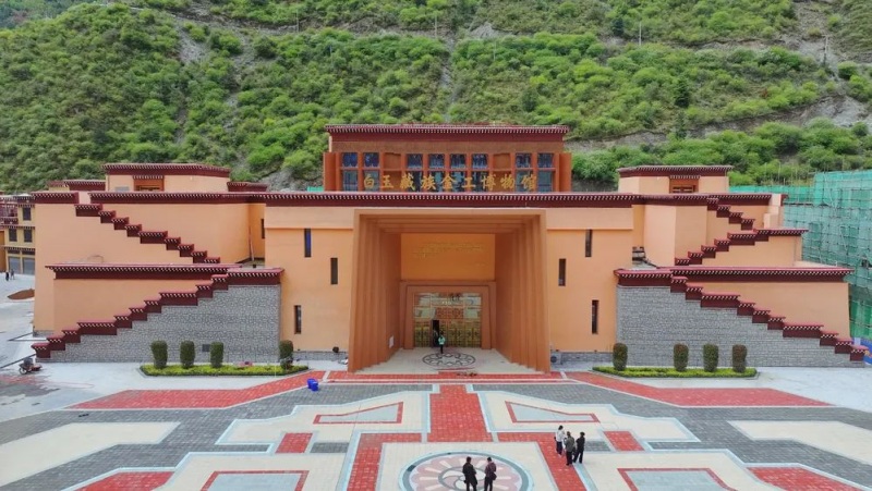 位于白玉縣河坡民族手工藝文旅體融合園區的白玉藏族金工博物館。白玉縣委宣傳部供圖
